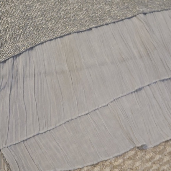 Abercrombie & Fitch gray layered sparkly sweater - Picture 4 of 4